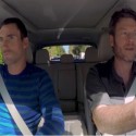 Blake Shelton and Adam Levine Carpool To Work [VIDEO]