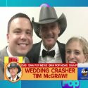 Tim McGraw Crashes Couples Wedding! [VIDEO]